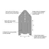 Clip de canal de enrasado ajustable Resilmount A94