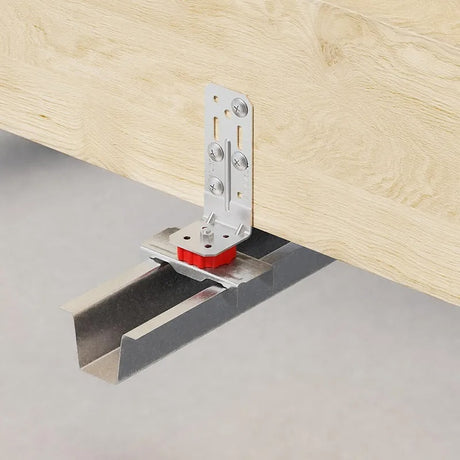 Support de désolidarisation acoustique Resilmount A96R pour montage entre panne et fourrure de plafond