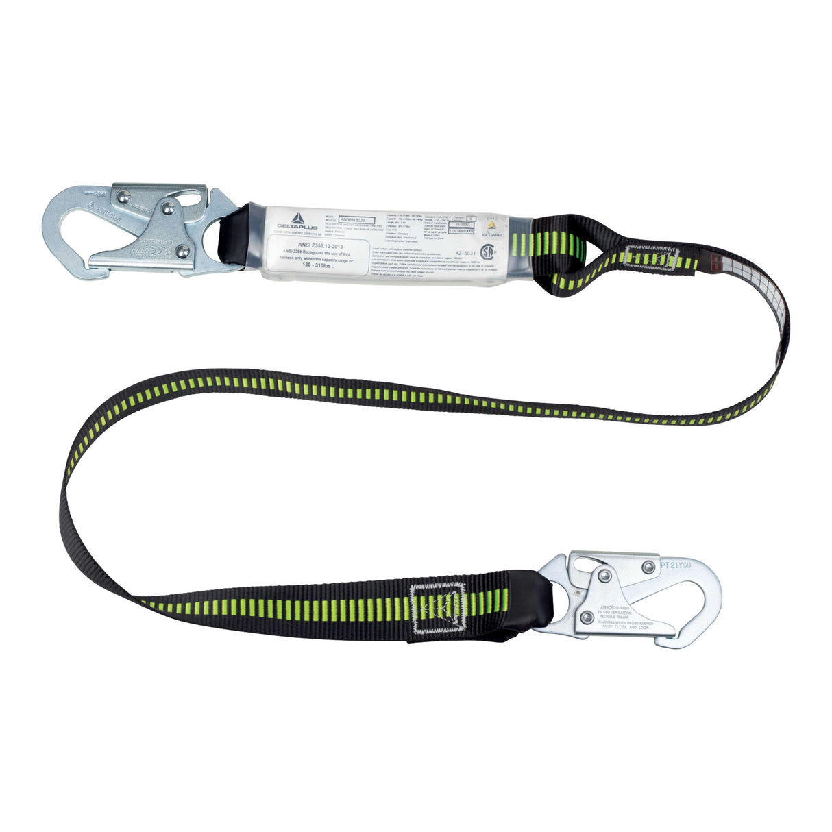 Longe Degil Shock Pack de 6 pi avec mousqueton