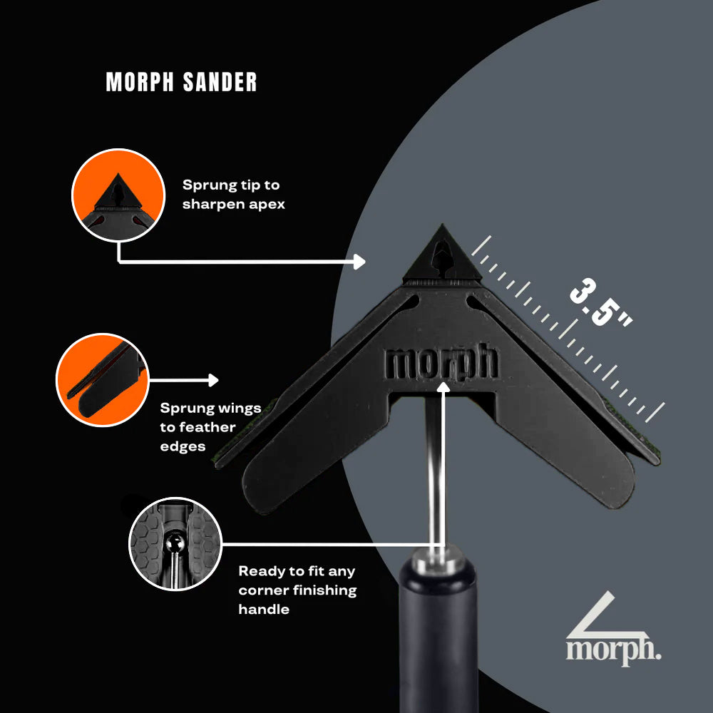 Tête de ponceuse d'angle Morph V3 XL - 3,5"