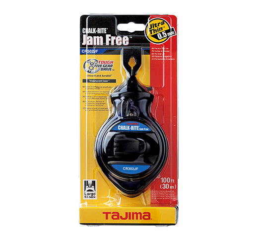 Tajima Chalk-Rite® Jam Free Fast Wind Chalk Snap-Line Ultra-Thin