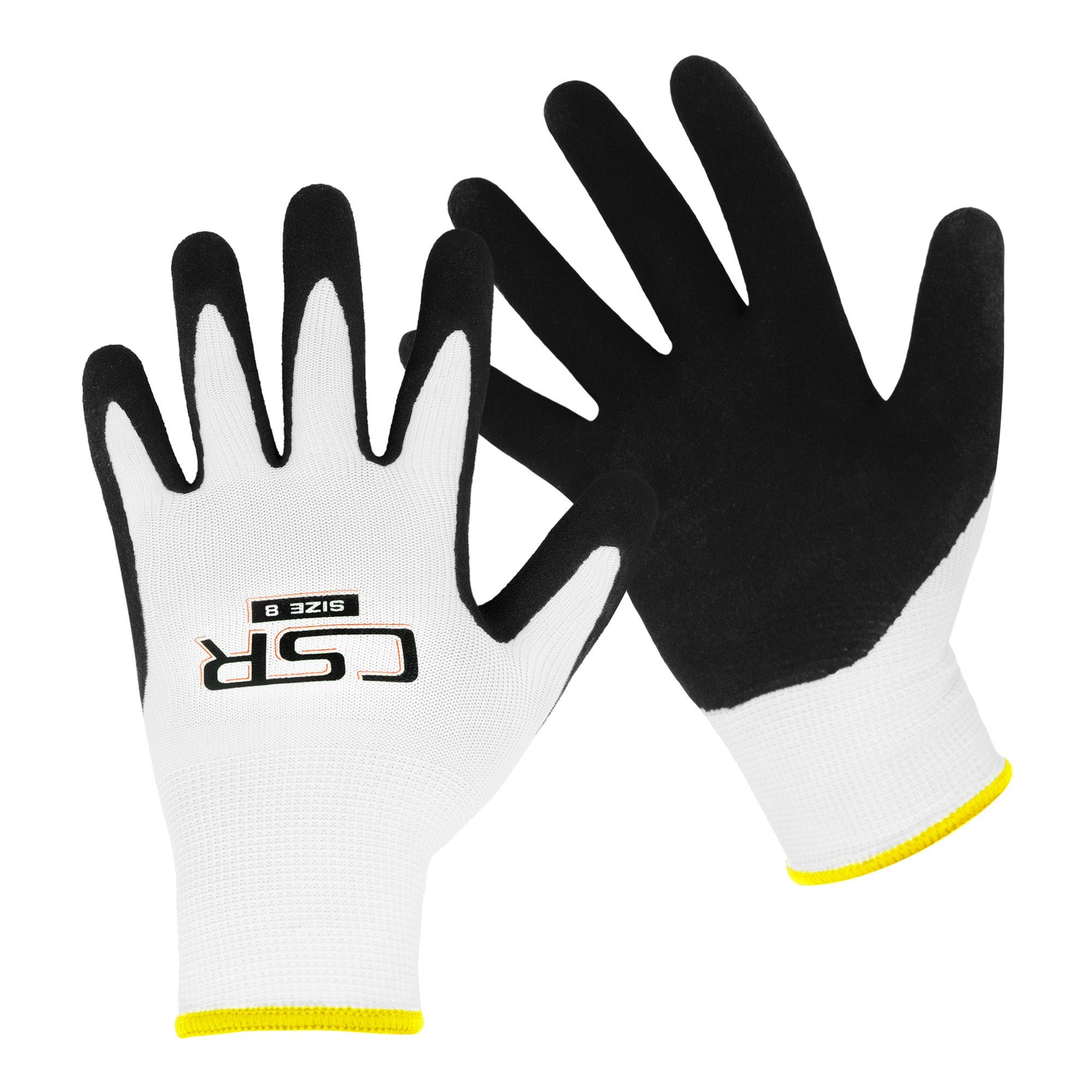 Gants de sécurité multi-usages pour cloisons sèches CSR PowerGrip - Blanc