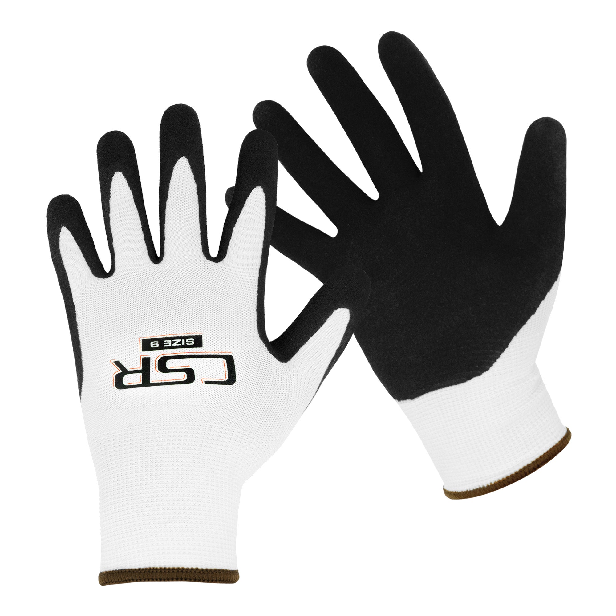 Guantes de seguridad multiusos para paneles de yeso CSR PowerGrip, color blanco