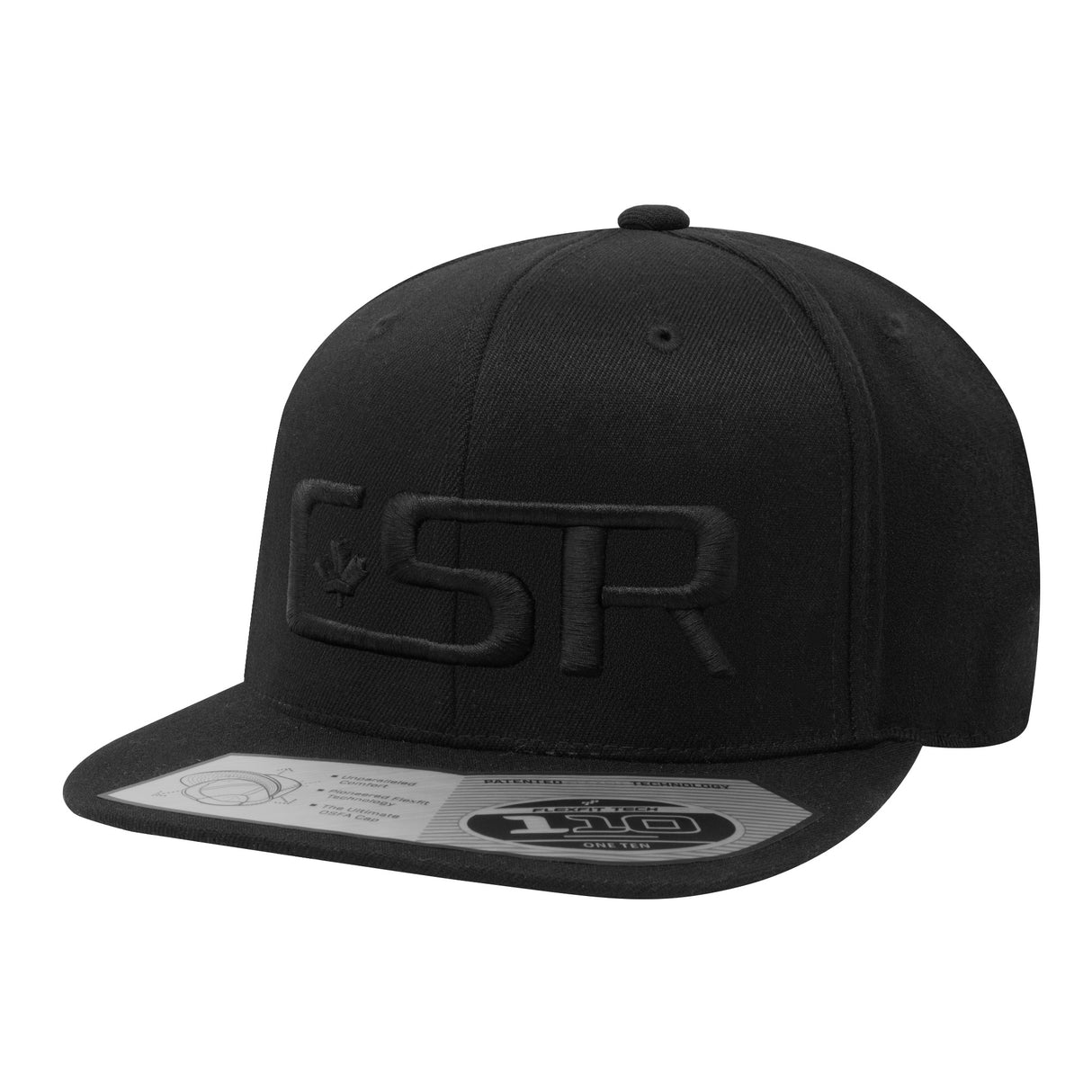 Gorra CSR Flexfit 110 Snapback – Negro sobre negro