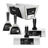 Juego de herramientas manuales de acabado de acero inoxidable Columbia