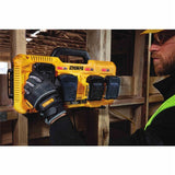 Cargador rápido simultáneo multipuerto de batería de iones de litio 12V-20V DeWalt DCB104 MAX