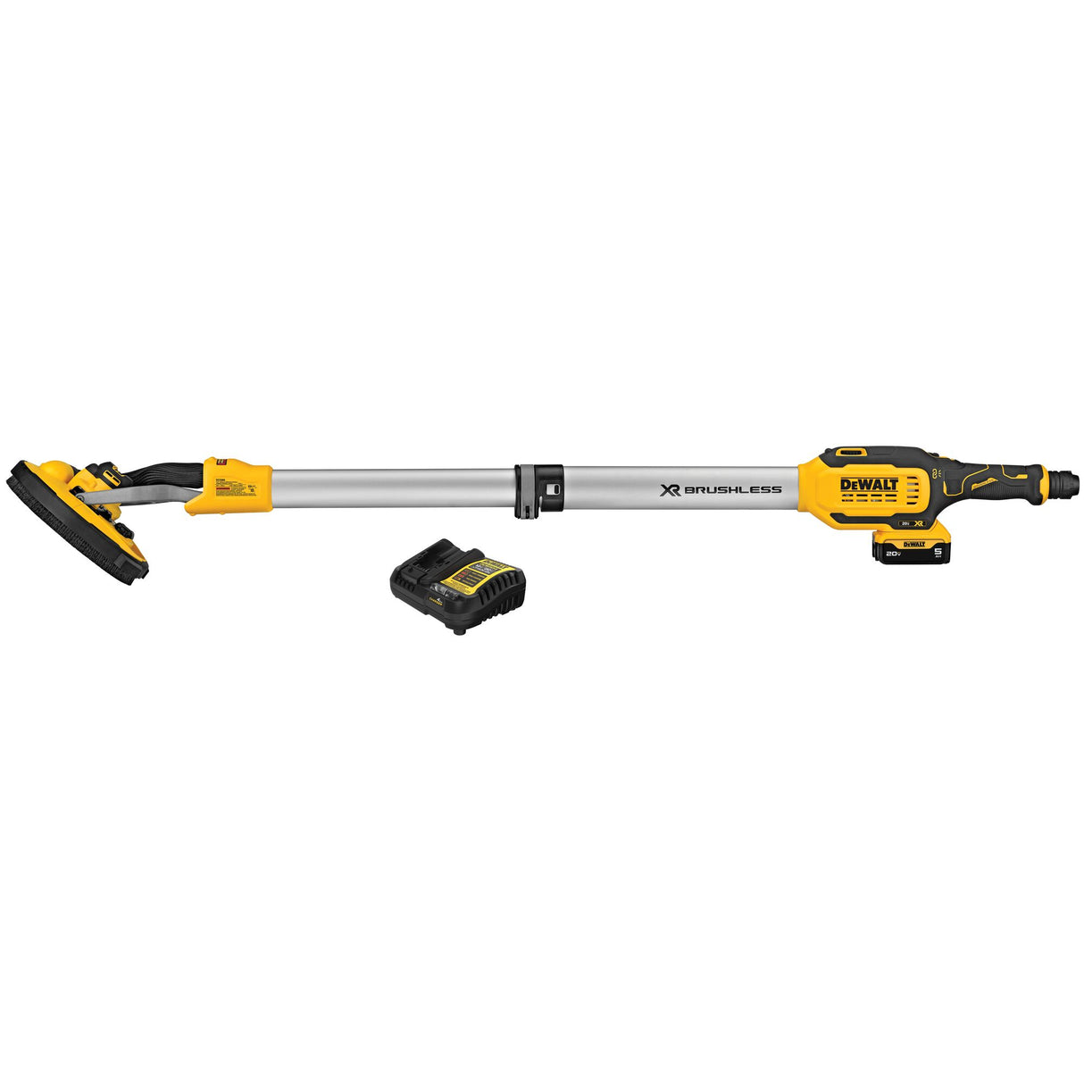 Ponceuse à cloison sèche sans fil DeWalt DCE800P1 20V Max XR avec batterie et chargeur