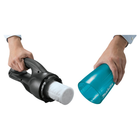 Makita DCL180SFX2 18V LXT Cordless 650ml Vacuum Cleaner w/Cyclone Attachment, Teal (3.0Ah Kit)