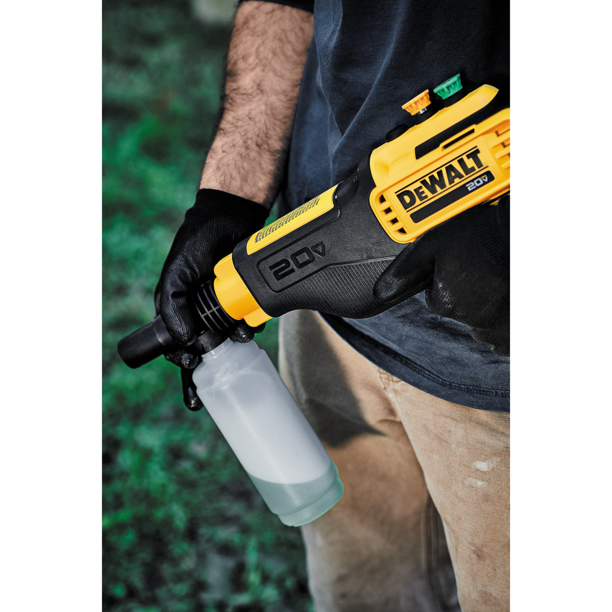 DeWalt 20V Max 550 PSI Limpiador eléctrico inalámbrico 5.0Ah Kit