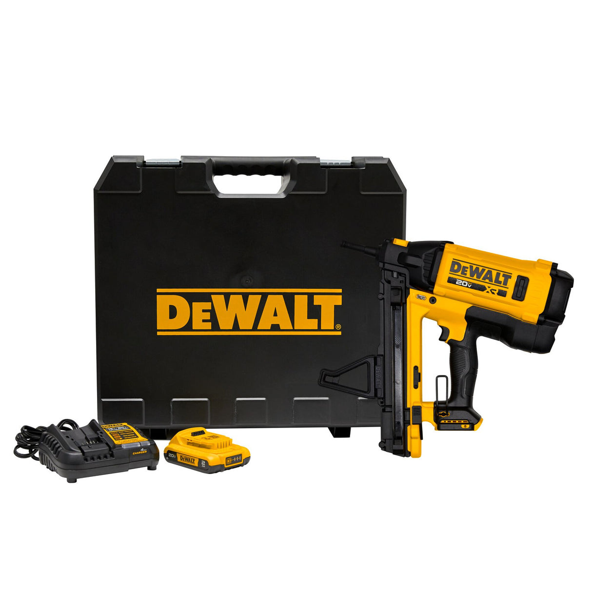 Kit de cloueuse à gaz pour béton DeWalt DGN845D1 20 V MAX Trak-It C6