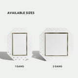 Fittes Drywall No-See Receptacle Mount [Luxe]