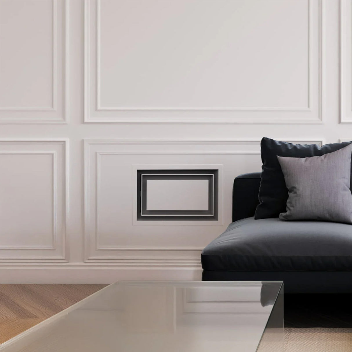 Aria Lite+ Grille de ventilation murale haute performance encadrée