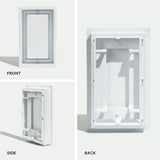 Aria Lite+ Grille de ventilation murale haute performance encadrée