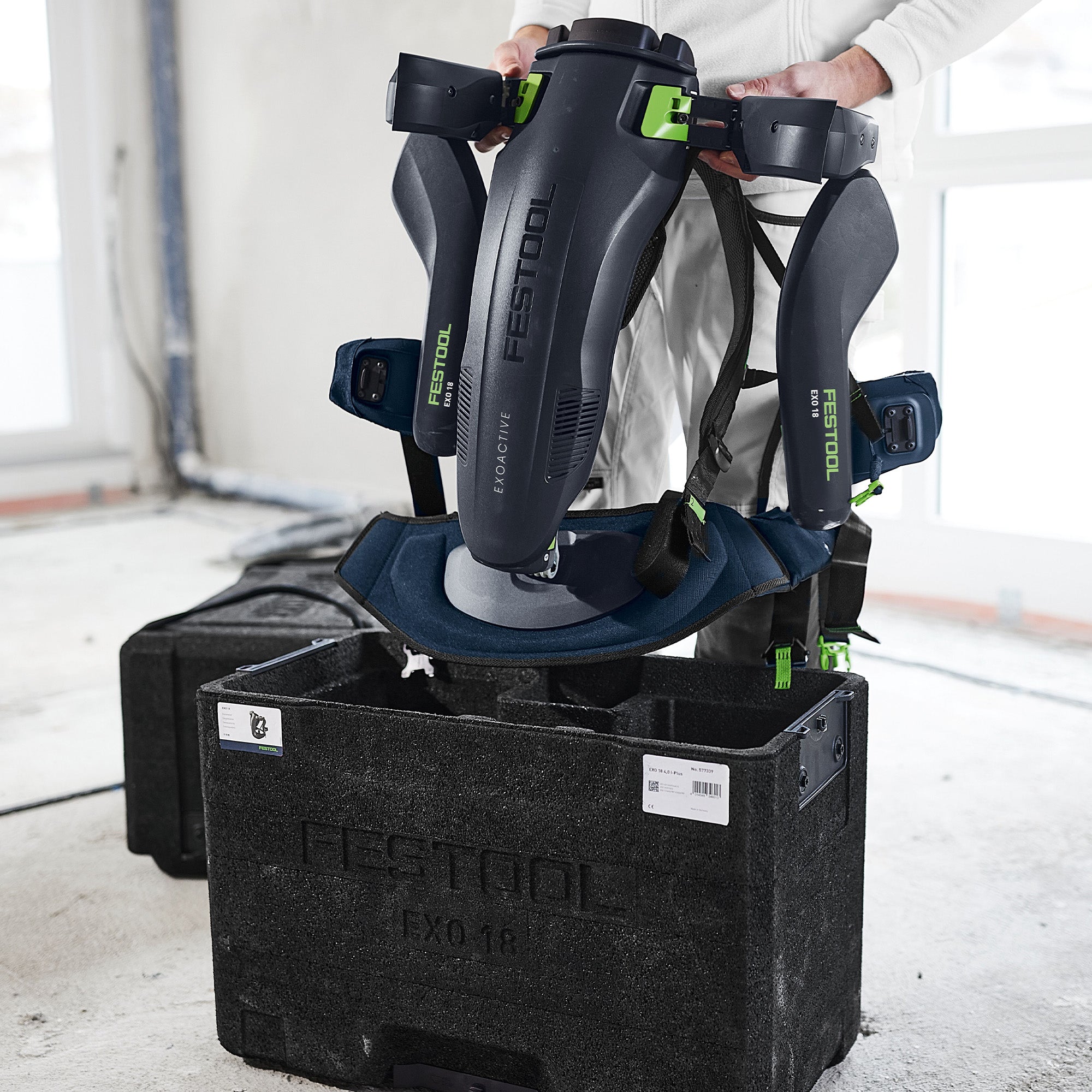 Festool Exo 18 HPC 4.0 I-Plus ExoActive - Exosquelette *** PRÉCOMMANDE EXPÉDIÉE LE 12 SEPTEMBRE ***