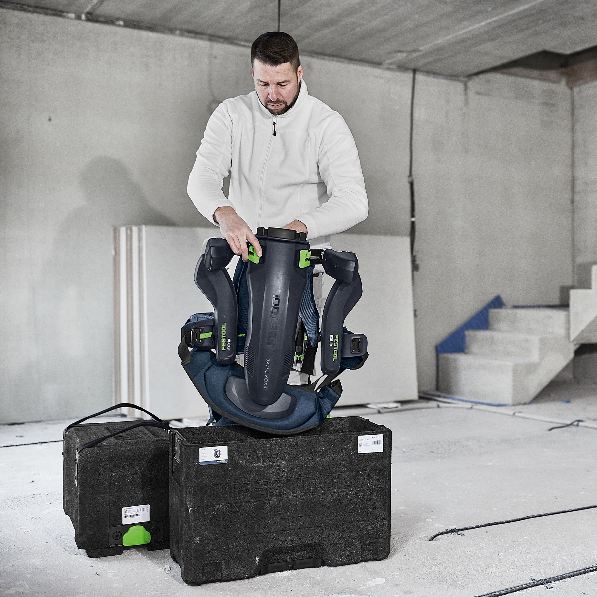 Festool Exo 18 HPC 4.0 I-Plus ExoActive - Exosquelette *** PRÉCOMMANDE EXPÉDIÉE LE 12 SEPTEMBRE ***