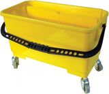Johnny Vac Yellow Plastic Window Cleaning Bucket - 21 L