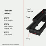 Aérateur de sol affleurant haute performance Aria Lite+