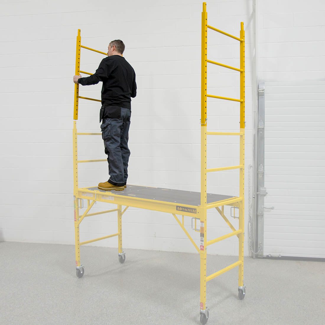 Rallonge MetalTech de 99 cm de hauteur pour échafaudage Baker Jobsite Series™ de 1,8 m