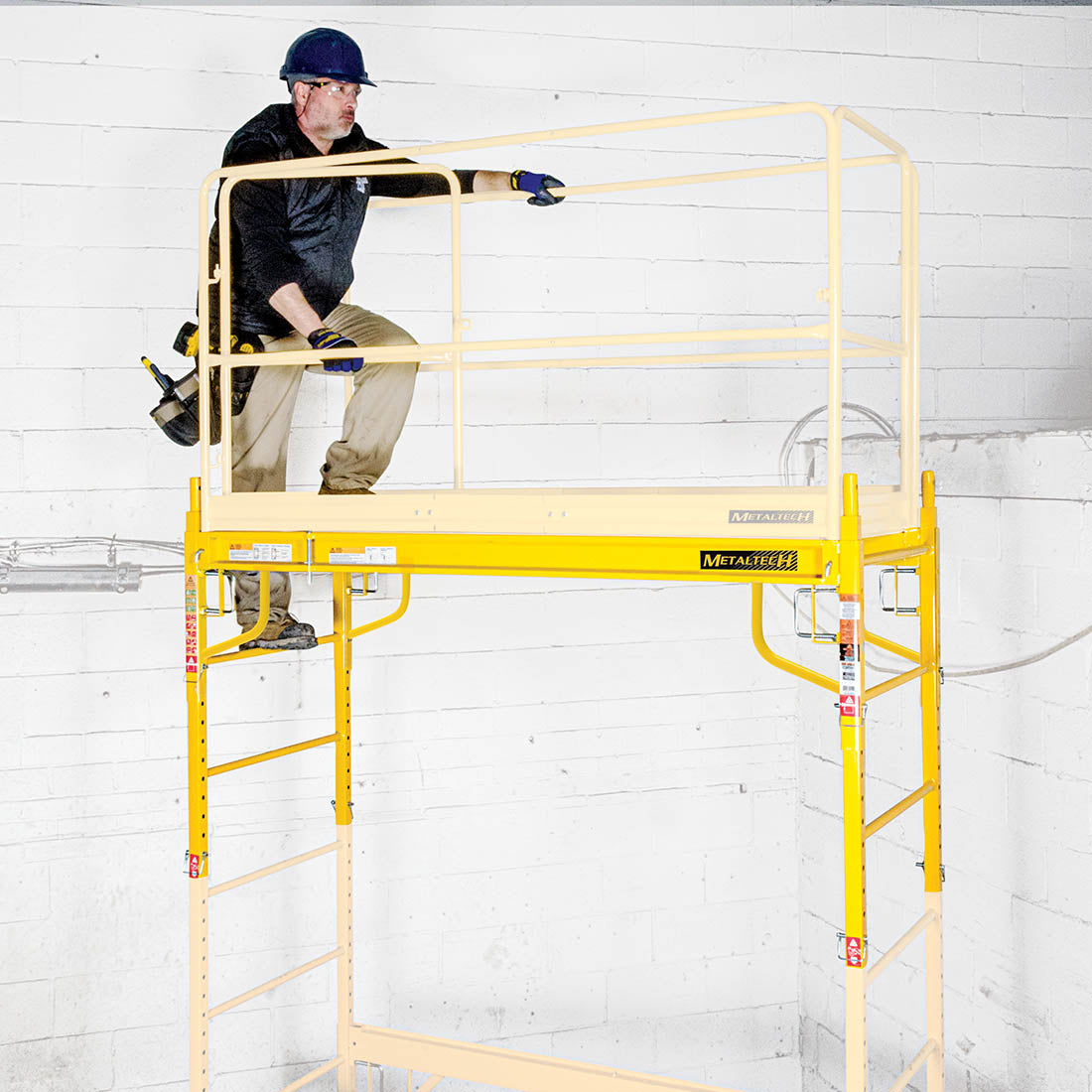 Rallonge MetalTech de 99 cm de hauteur pour échafaudage Baker Jobsite Series™ de 1,8 m