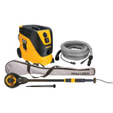 Ponceuse à cloisons sèches Mirka Premium LEROS 9" avec système d'aspiration des poussières à filtre automatique et kit de fournitures pour cloisons sèches GRATUIT