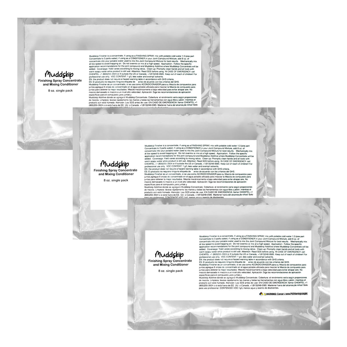 Concentrado de acabado y acondicionador Muddskip de 8 oz (paquete de 3)