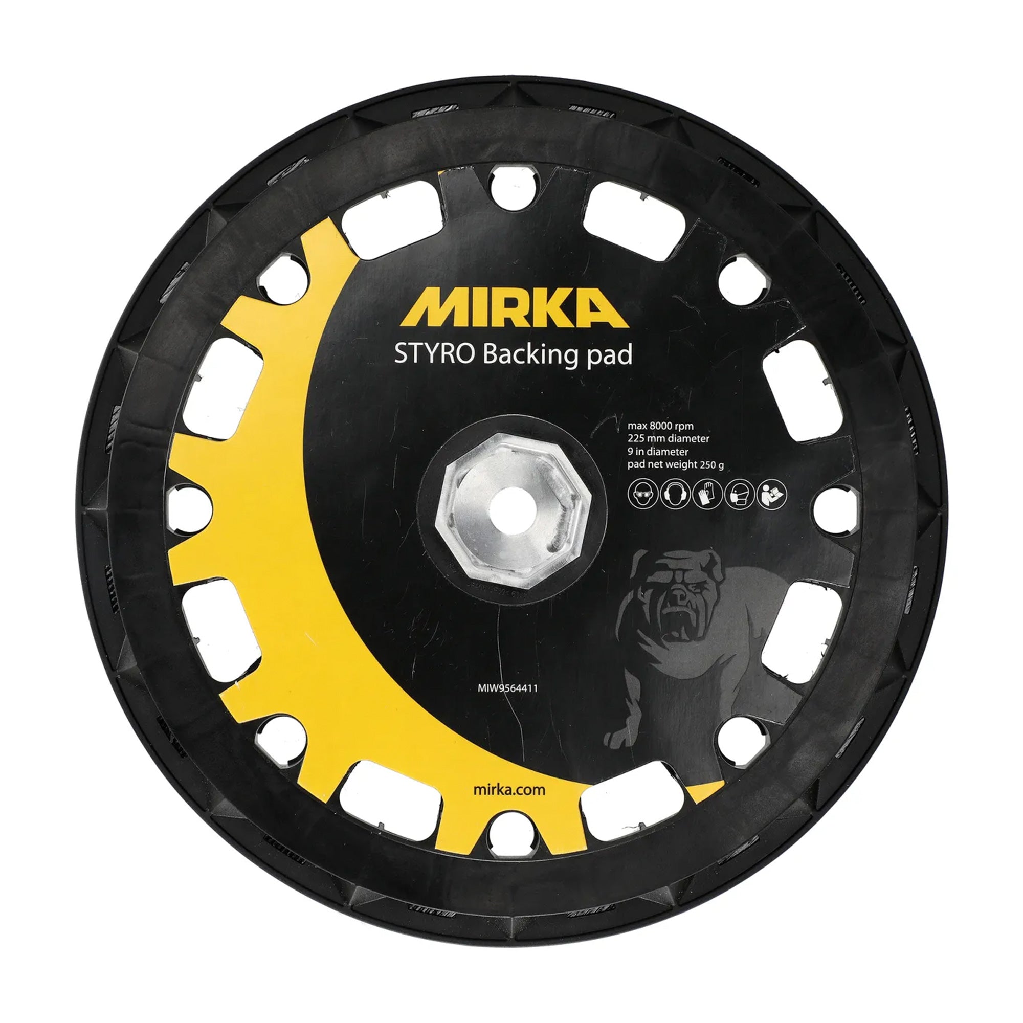 Mirka STYRO 9" Backing Pad for LEROS (MIW9564411)