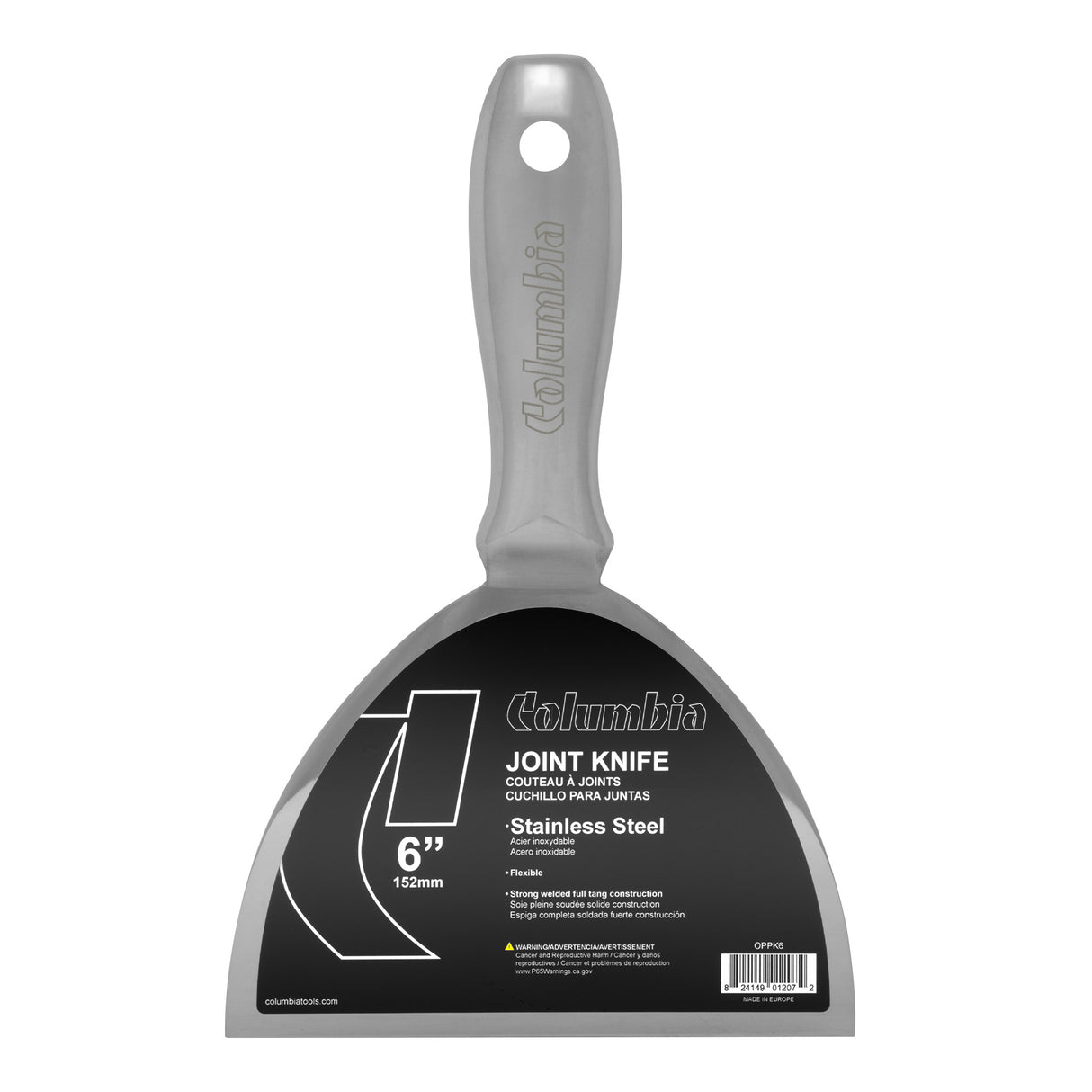 Columbia One Piece Stainless Steel Putty Knives