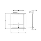 Acudor Spring Fit Plastic Flush Access Cover PC-2000