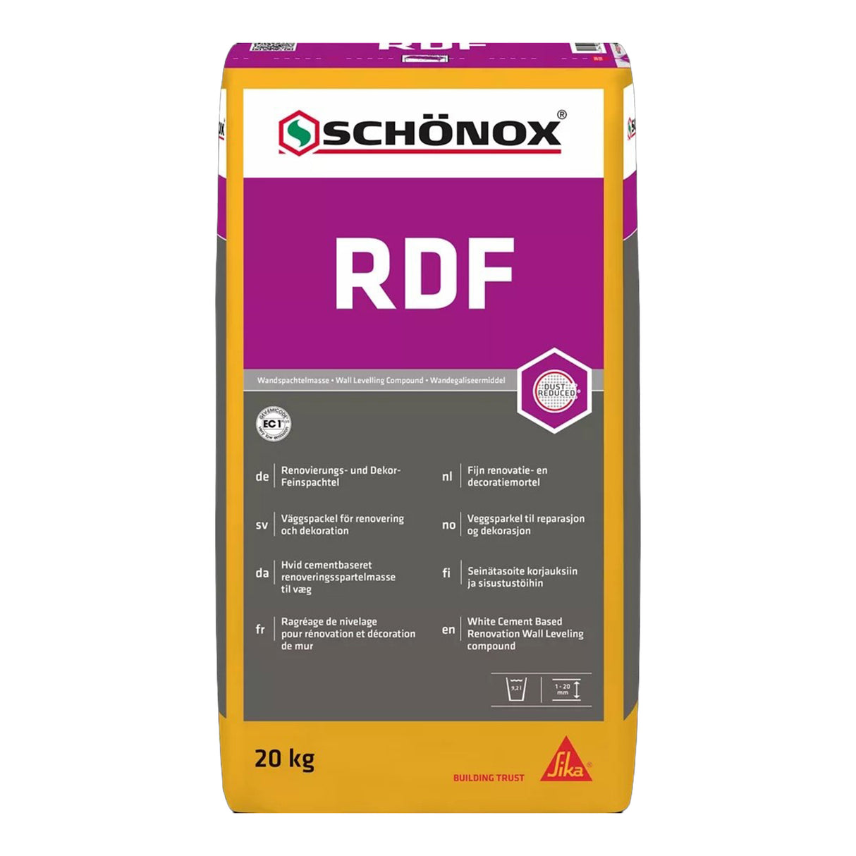 Sika SCHÖNOX® RDF (20 kg Bag)