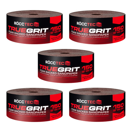 RoccTec 3-5/16" x 30' Sponge Back Sandpaper