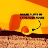 Bac de lavage et de filtration des déchets de la cuve à boues