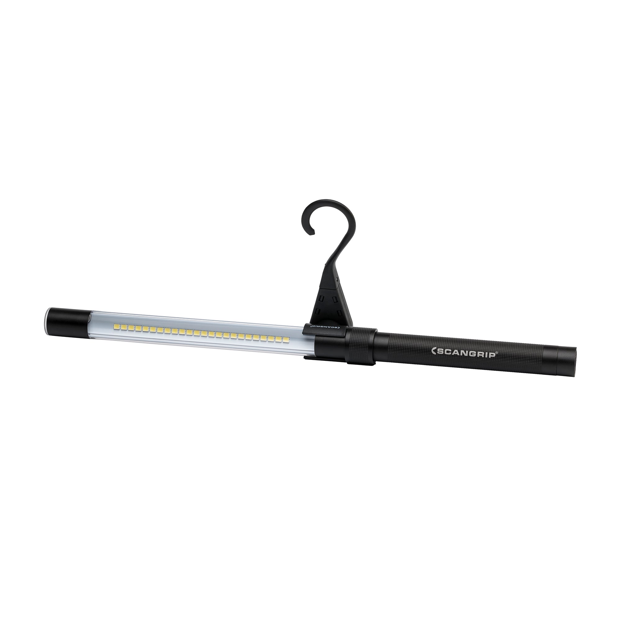 Scangrip Line Light C+R Lampe de travail LED rechargeable avec double système