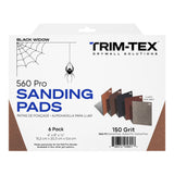 Trim-Tex Black Widow Sanding Pads (6 Pack)