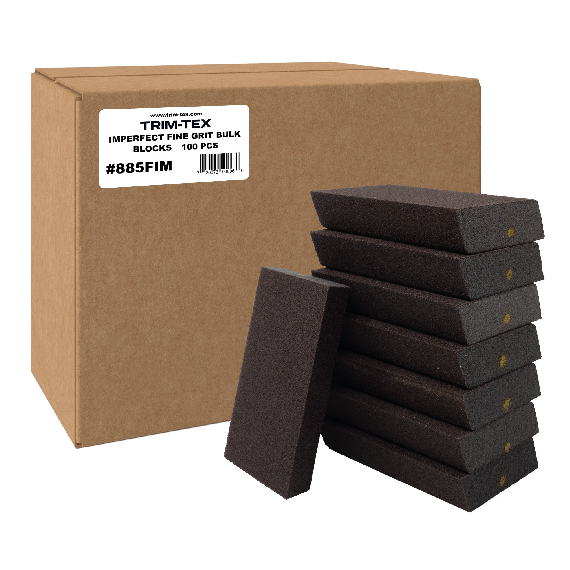 Trim-Tex Sanding Sponges – Dual Angle Block with Imperfections