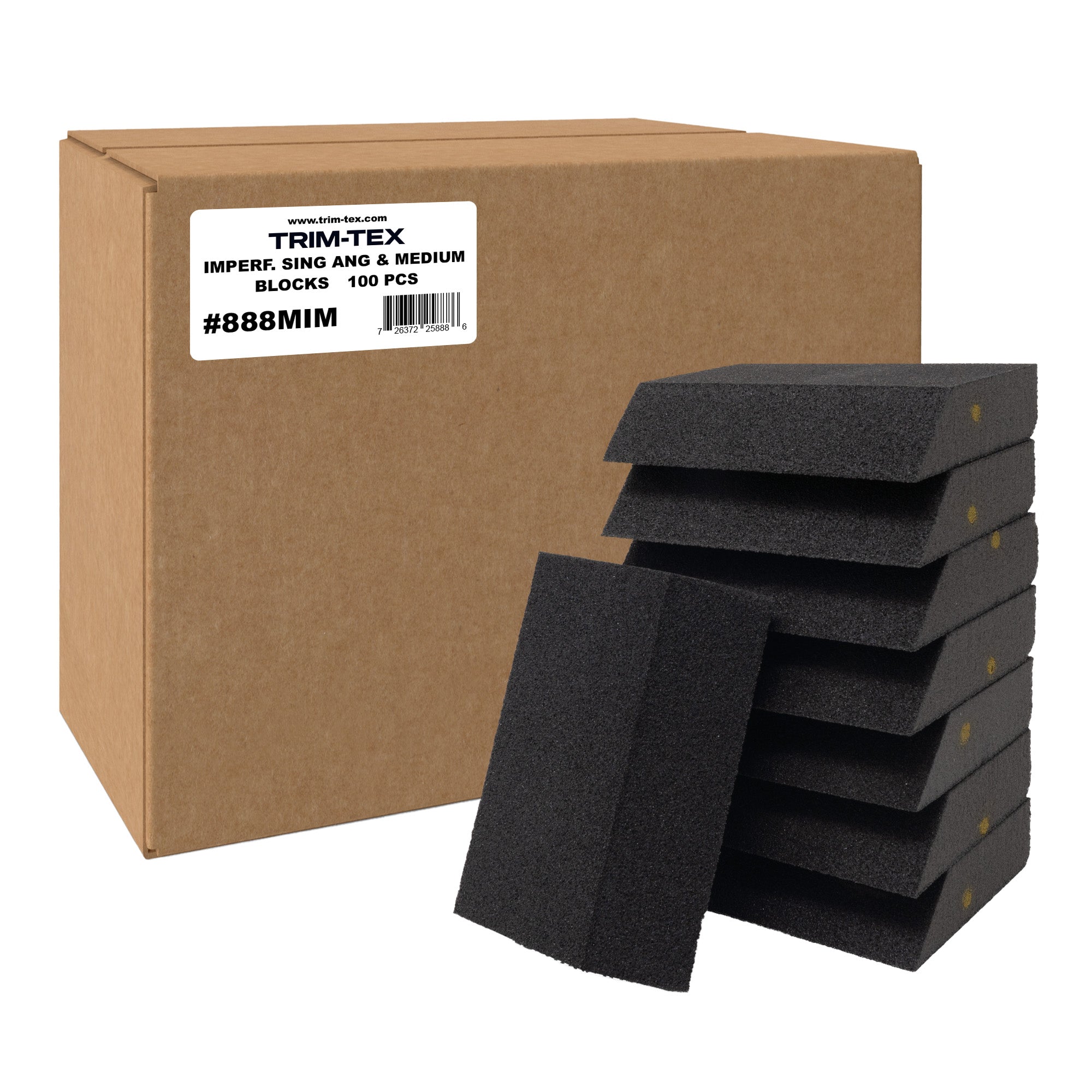 Trim-Tex Sanding Sponges – Single Angle Block with Imperfections