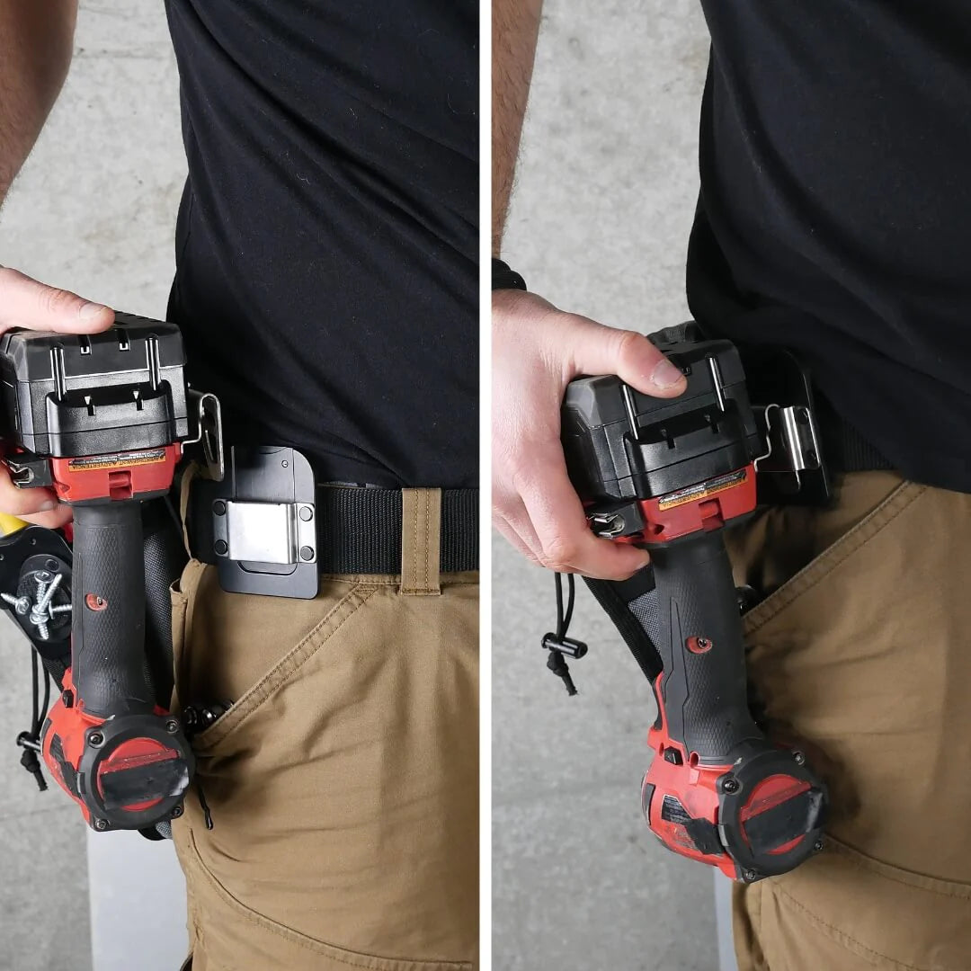 Holstery DriverMaster Pro - Clip-On Holster for Drills, Impacts, and Nailers