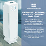 GermGuardian AC5350 Elite 4-in-1 Air Purifier with HEPA Filter UV-C Sanitizer and Odor Reduction, 28-Inch Digital Tower (white)