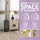 GermGuardian AC4300 Elite 5-in-1 Air Purifier with Pet Pure HEPA Filter, UV-C Sanitizer and Odor Reduction, 22-Inch Tower (black)