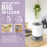GermGuardian AC151 Compact Air Purifier with HEPA Filter, Odor Control & UV-C