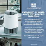 GermGuardian AC151 Compact Air Purifier with HEPA Filter, Odor Control & UV-C