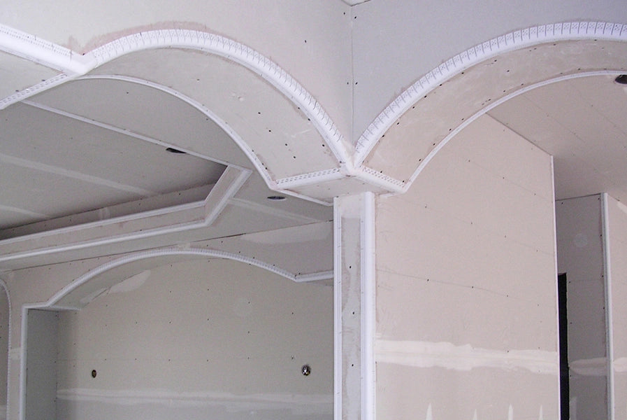 Trim-Tex ¾" R. Esquinero grande de punta redondeada y arco