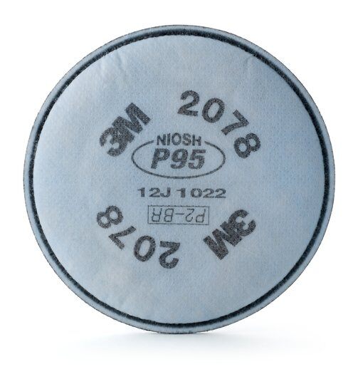 3M™ P95 Particulate Filter with Nuisance Level Organic Vapor/Acid Gas Relief (Pack of 2), 2078