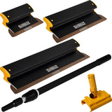 DeWalt Skimming Blade Set - 10", 16", 24" with Extendable Handle