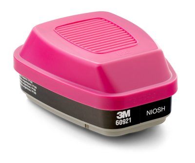 3M™ Organic Vapor Cartridge/Filter 60921, P100 (2 per pack)