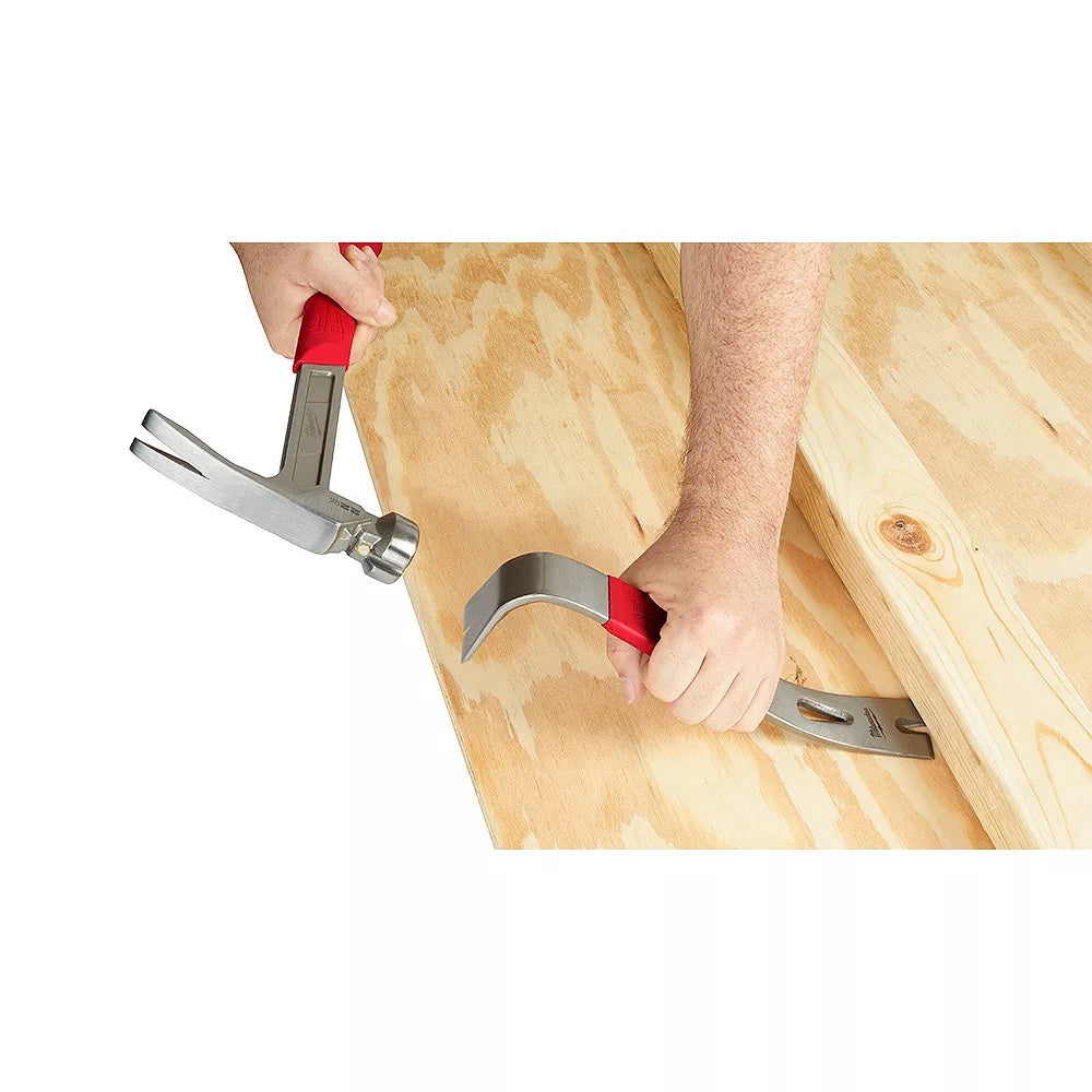 Milwaukee 48-22-9034A Ensemble de levier de 30,5 cm et d'extracteur de clous de finition 22,9 cm