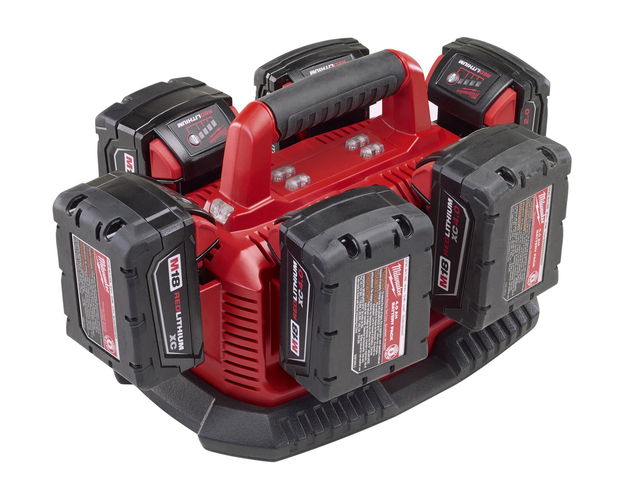 Milwaukee 48-59-1806 M18 Cargador secuencial de seis paquetes