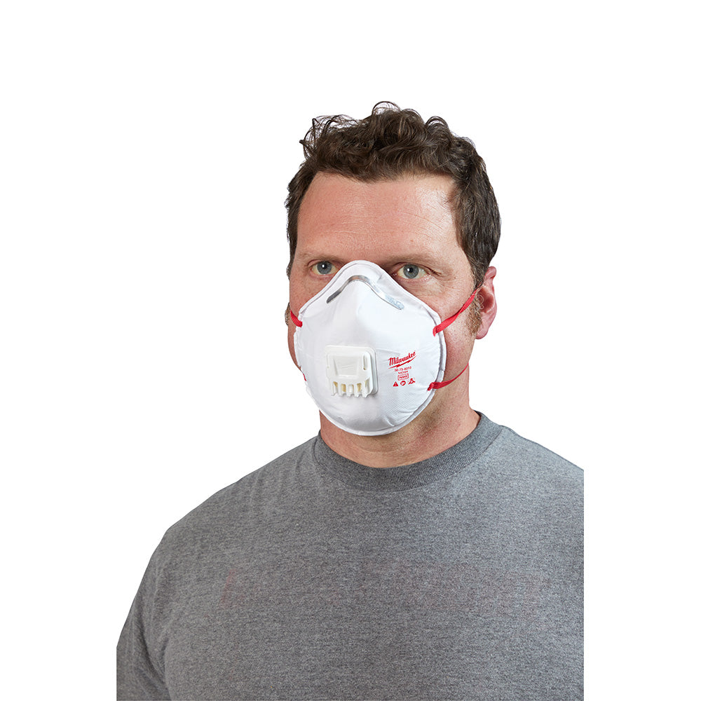 Masque anti-poussière à valve Milwaukee N95