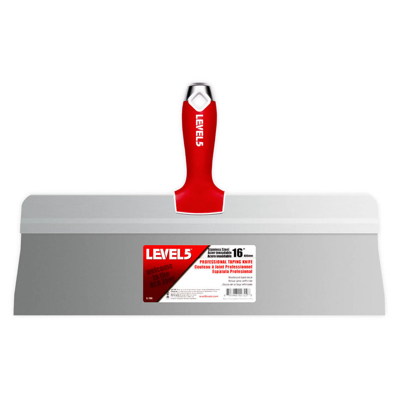 LEVEL5 16-INCH BIG BACK TAPING KNIFE | STAINLESS STEEL | 5-198