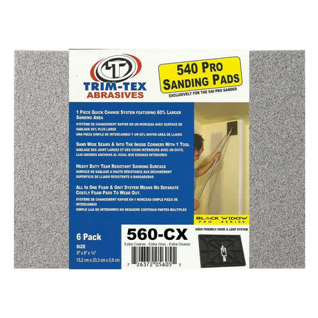 Trim-Tex Black Widow Sanding Pads (6 Pack)