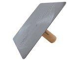 Richard Square Aluminum Drywall Hawk with Wood Handle